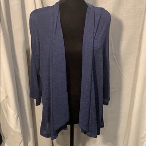 Blue drapey cardigan